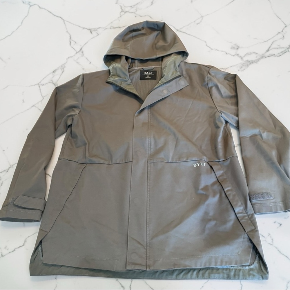 BYLT Men’s Premium Basics Grey Hooded Elite+ Shelter Jacket Size XL - Picture 9 of 12